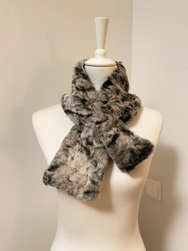 Kunstpelz Schal von Sonstiges mit Animal-Print, statement Design