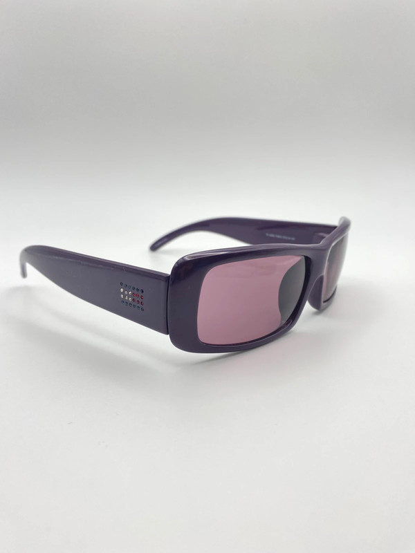 Tommy Hilfiger Vintage Sonnenbrille mit Strassverzierung