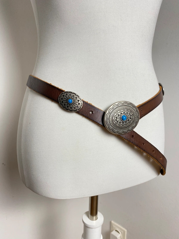 Vintage Y2K Western Ledergürtel von American Eagle Outfitters