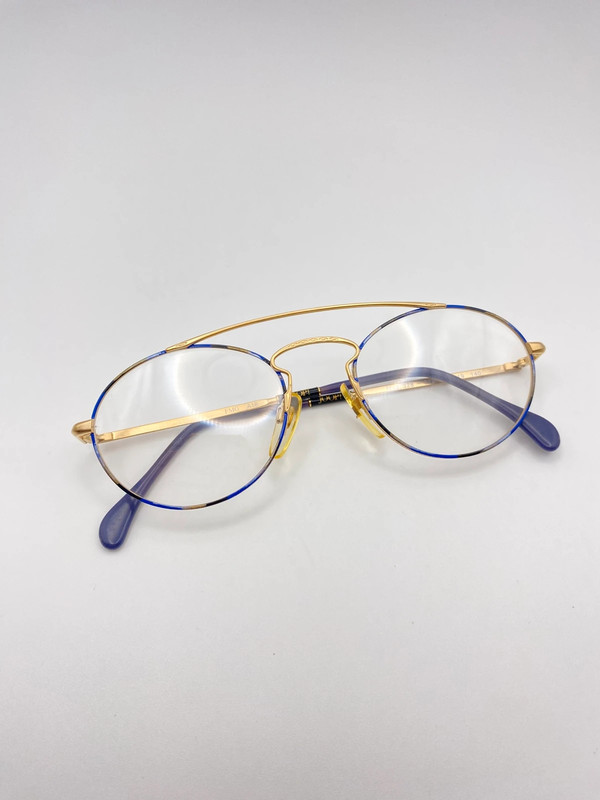 Joop Vintage Brillengestell mit Gold- und Blautönen