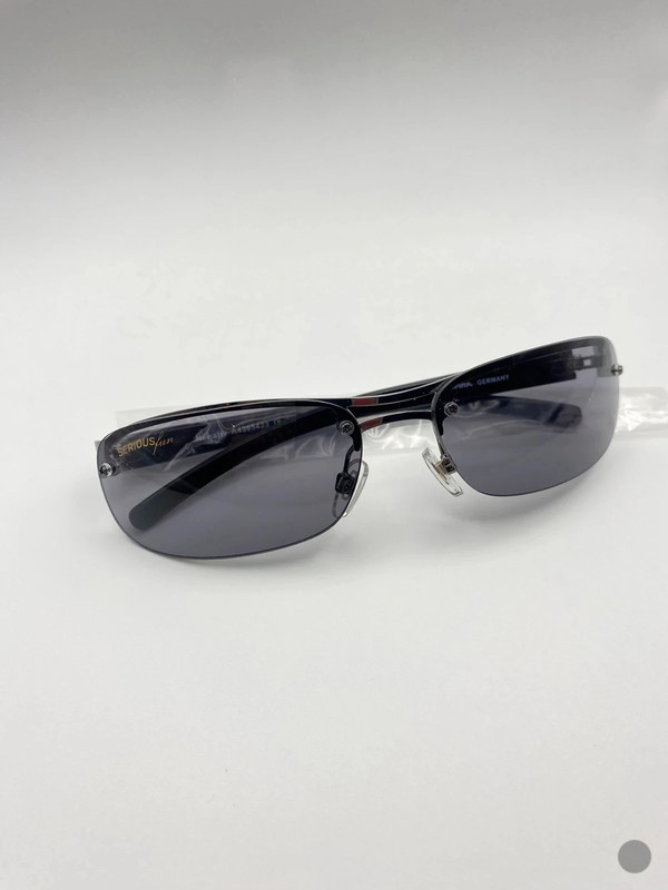 Vintage Y2K Randlose Sonnenbrille 2000er 90er Tönungrahmenlos