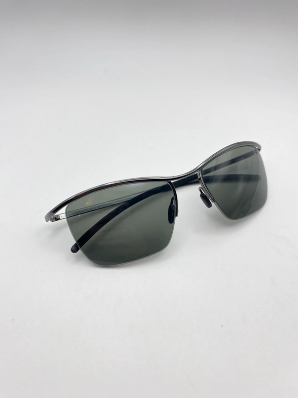 Vintage Randlose Sonnenbrille Y2K Stil 2000er 90er Jahr Clip-Free Brille