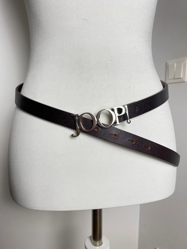 Joop! Ledergürtel mit Metall-Logo-Schnalle