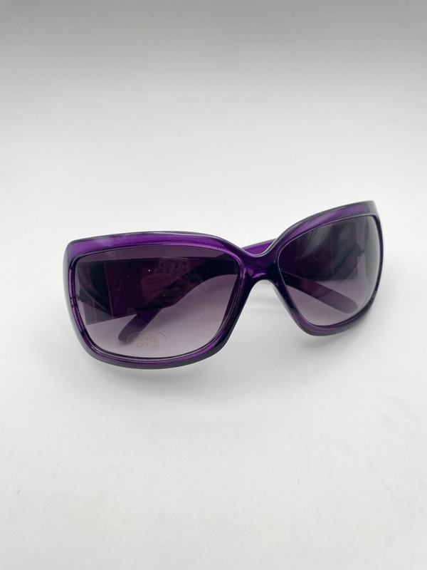 Sunstyle Y2K Sonnenbrille mit Strasssteinen, Glänzendes Finish