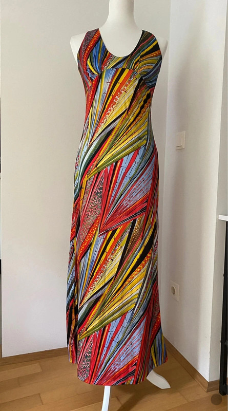 Vintage Maximodell mit buntem Muster Westdeutschland Goldfish 38