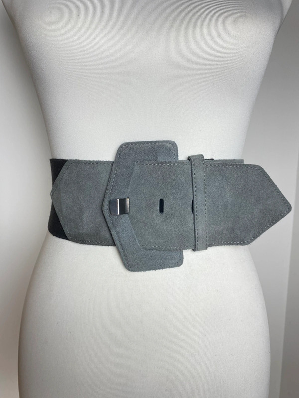 Kenny S Vintage Stil Gürtel mit Großer Metallschnalle