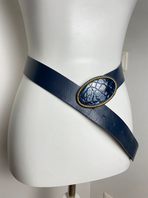Vintage Y2K Stil Gürtel mit auffälliger Gürtelschnalle