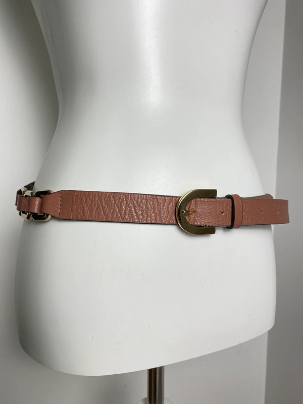 Coccinelle Schmaler Ledergürtel mit Metall-Detail