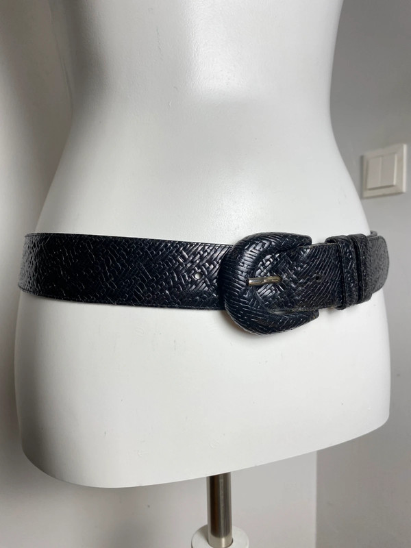 Vintage Leder Gürtel mit Glänzender Oberfläche von Vintage Love