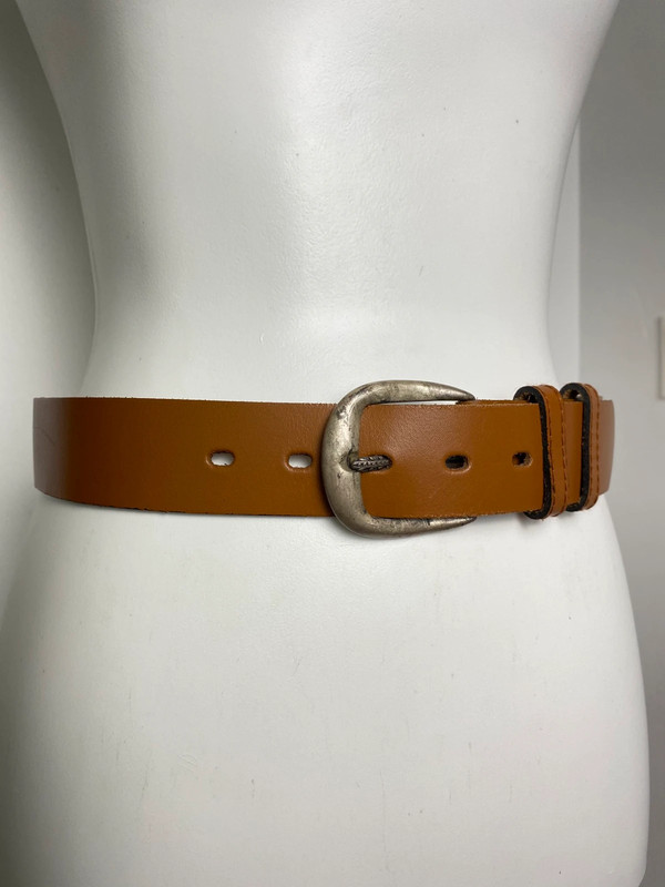 Vintage Ledergürtel in Braun Größe 75 von Vintage Love