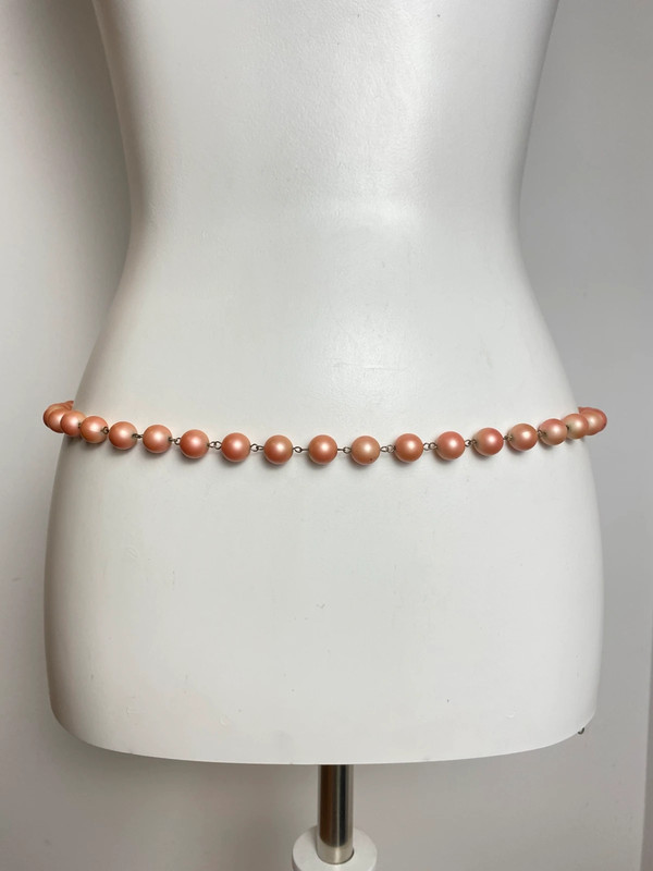 Ceinture chaîne en perles style Y2K