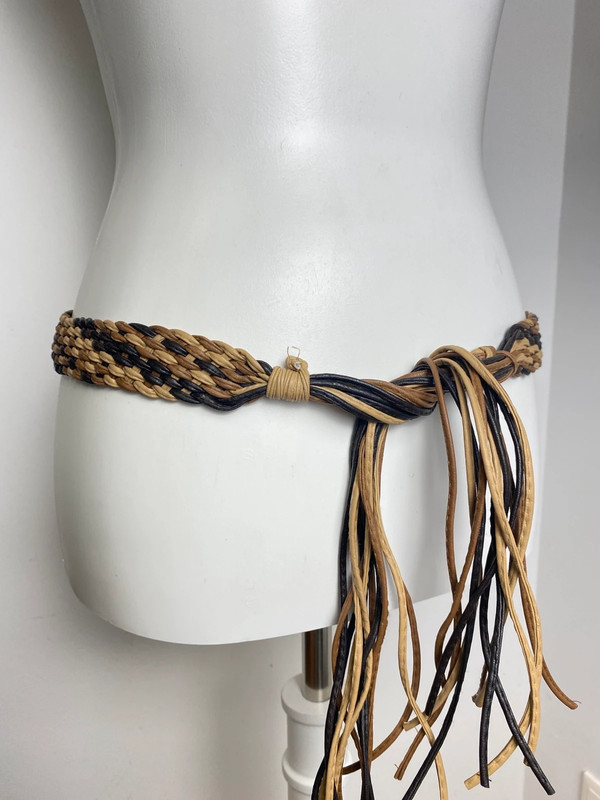 Vintage Stil Flechtgürtel mit Bindefunktion