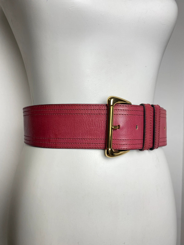 Vintage Love Breit Leder Gürtel mit Messingschnalle